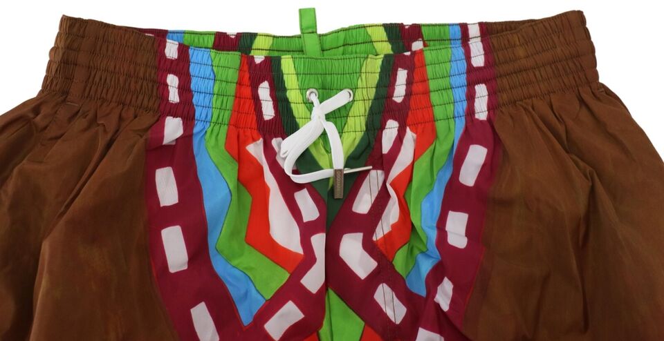 Bañador tipo bóxer con estampado multicolor de Dsquared²