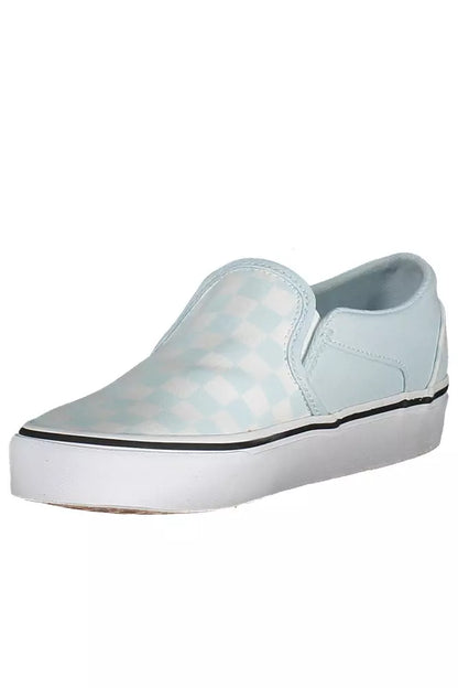 Zapatillas deportivas Vans Chic en azul claro con detalle de logotipo