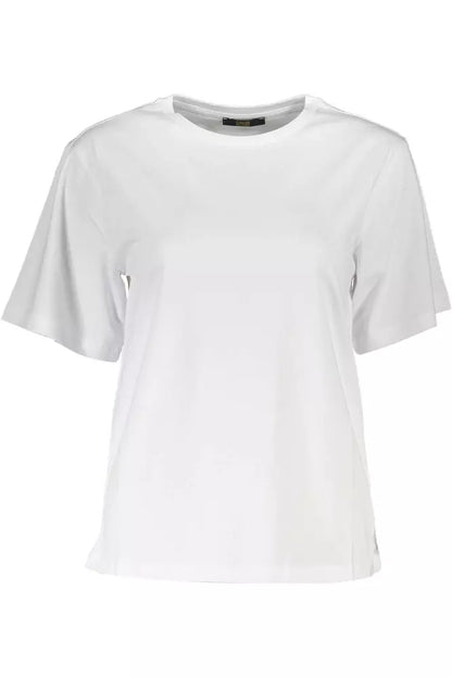 Cavalli Class White Cotton Women T-Shirt