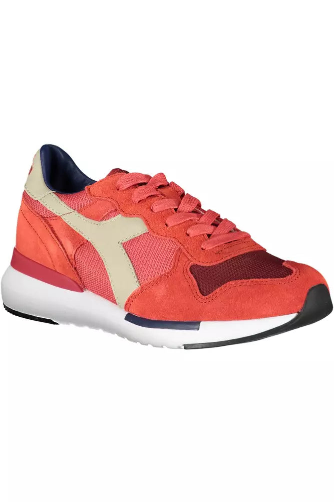 Zapatillas deportivas de piel en mezcla de color rosa empolvado de Diadora