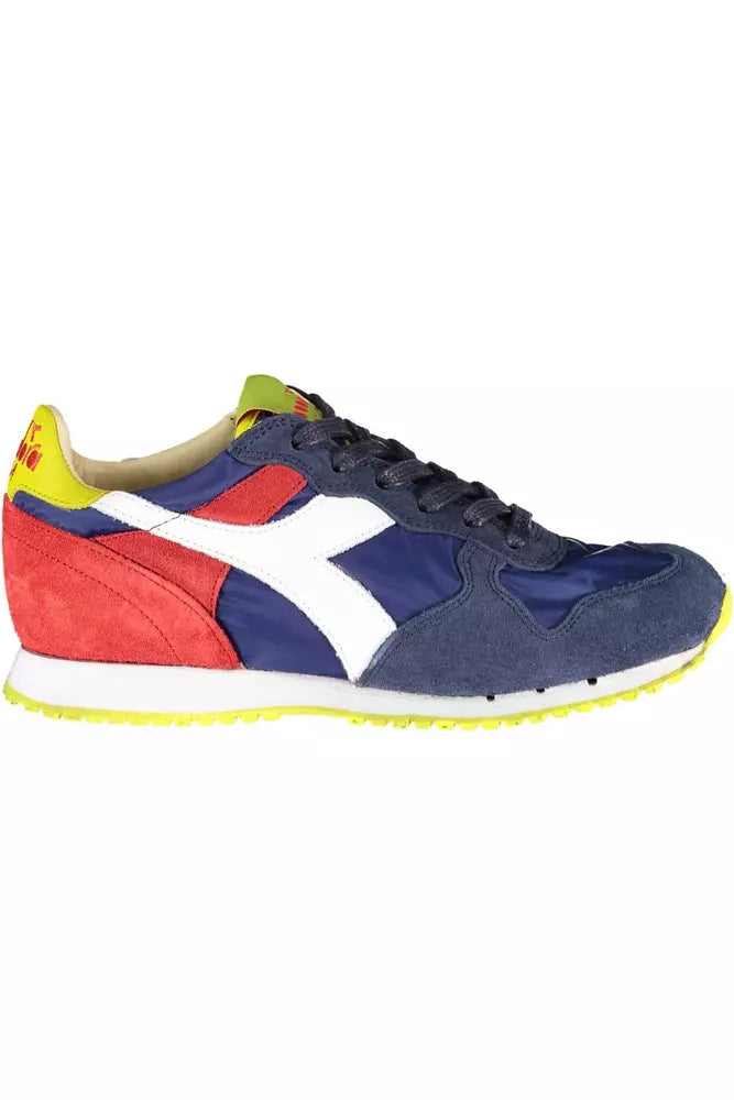 Zapatillas Diadora Elegant Blue Contrasts con cordones