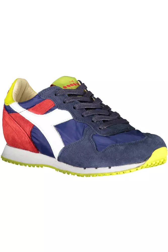 Zapatillas Diadora Elegant Blue Contrasts con cordones