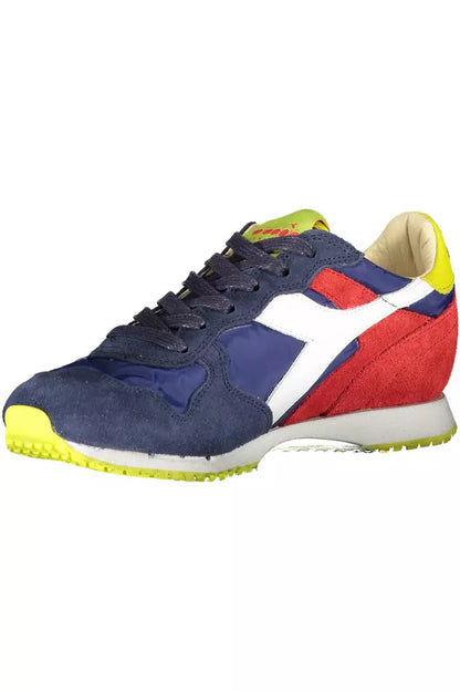 Zapatillas Diadora Elegant Blue Contrasts con cordones