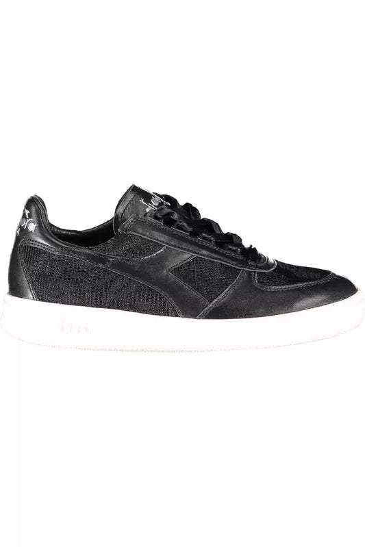 Zapatillas deportivas negras bordadas Diadora Chic