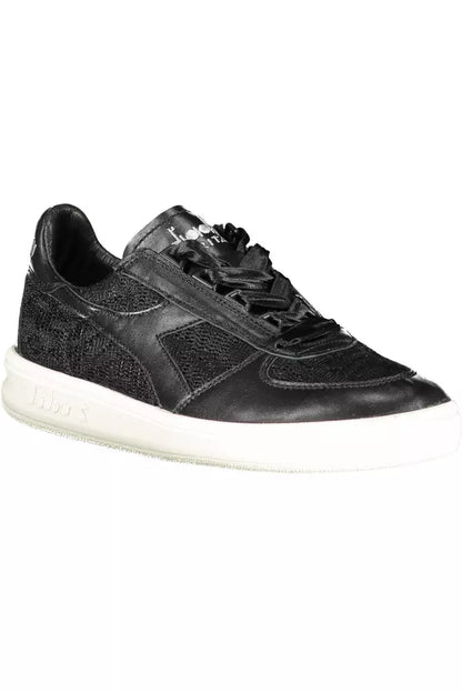 Zapatillas deportivas negras bordadas Diadora Chic