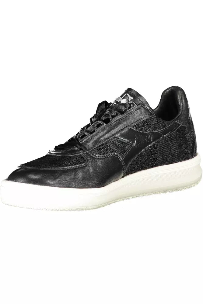 Zapatillas deportivas negras bordadas Diadora Chic