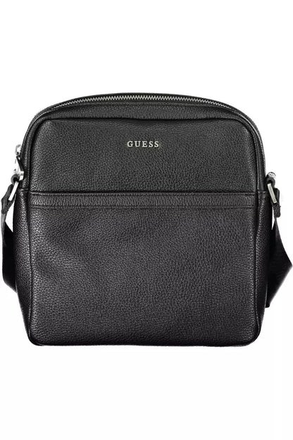 Guess Jeans Black Polyethylene Men Shoulder Bag