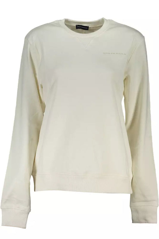 North Sails White Cotton Women Sweater