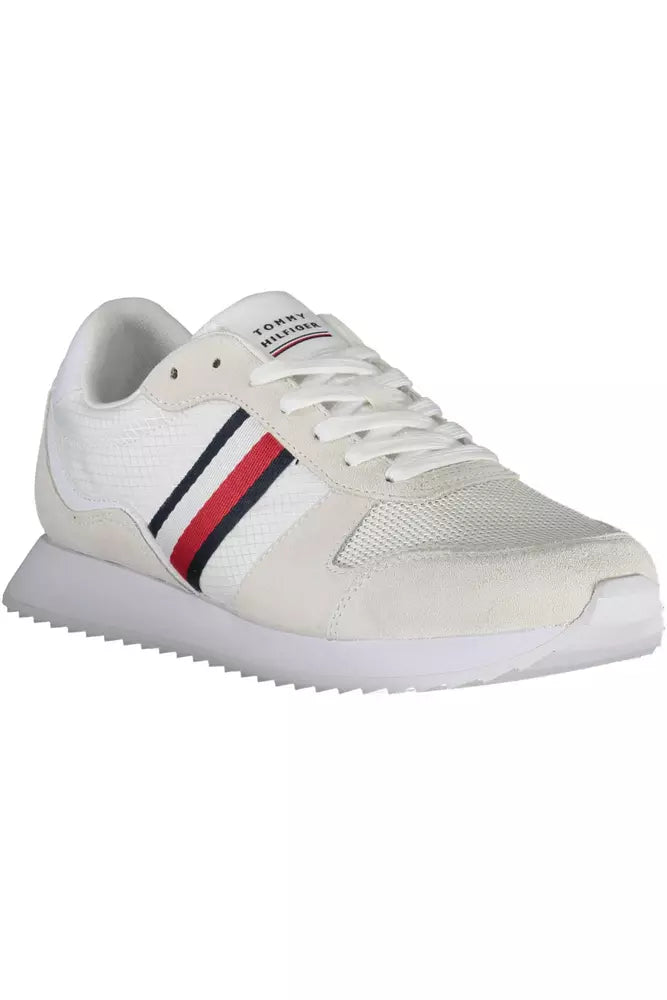 Zapatillas blancas con logo de Tommy Hilfiger que son ecológicas