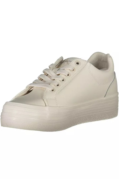 Zapatillas blancas con detalles en contraste Eco-Chic de Calvin Klein