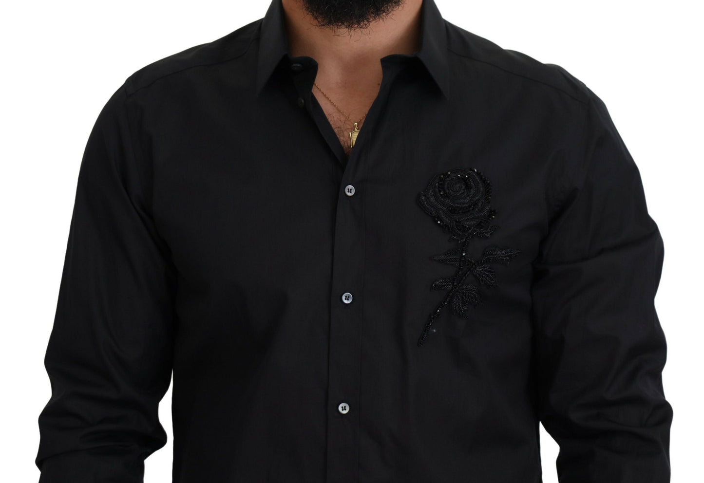 Camisa de vestir formal elegante y ajustada de Dolce &amp; Gabbana