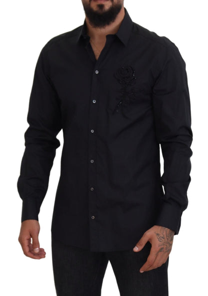 Camisa de vestir formal elegante y ajustada de Dolce &amp; Gabbana