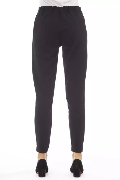 Pantalón de mujer Alpha Studio de poliéster negro