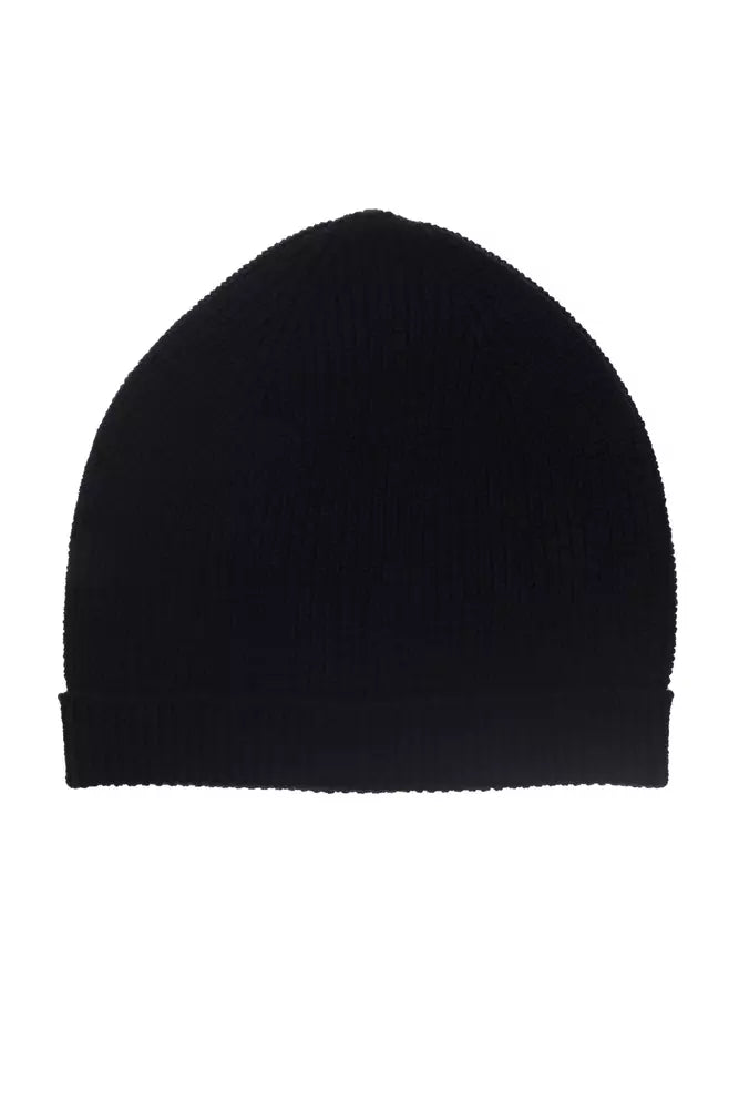 Gorro de lana merino azul Alpha Studio para hombre