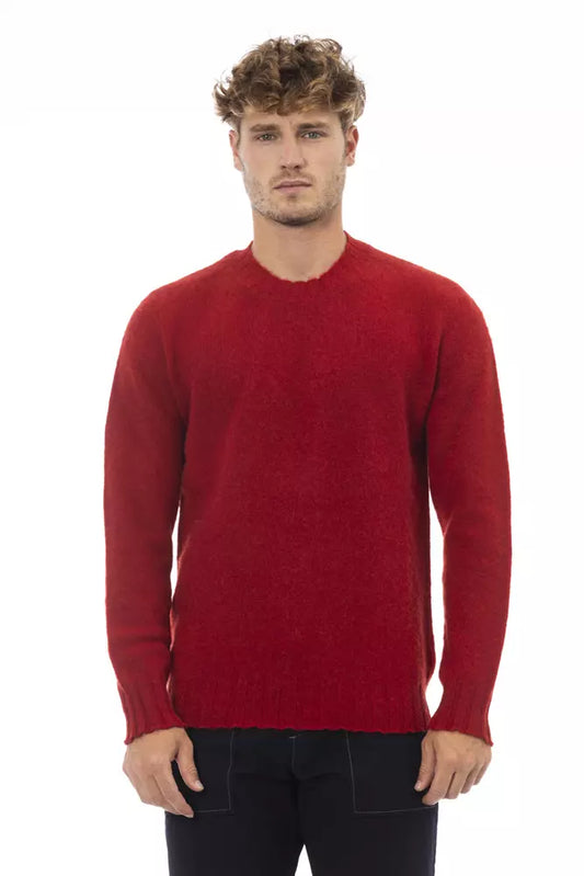 Suéter de lana roja Alpha Studio para hombre
