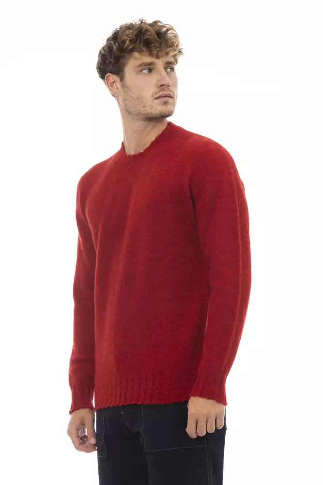 Suéter de lana roja Alpha Studio para hombre