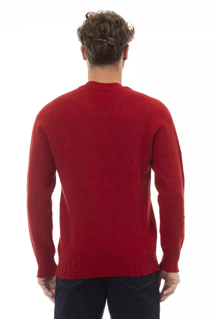 Suéter de lana roja Alpha Studio para hombre
