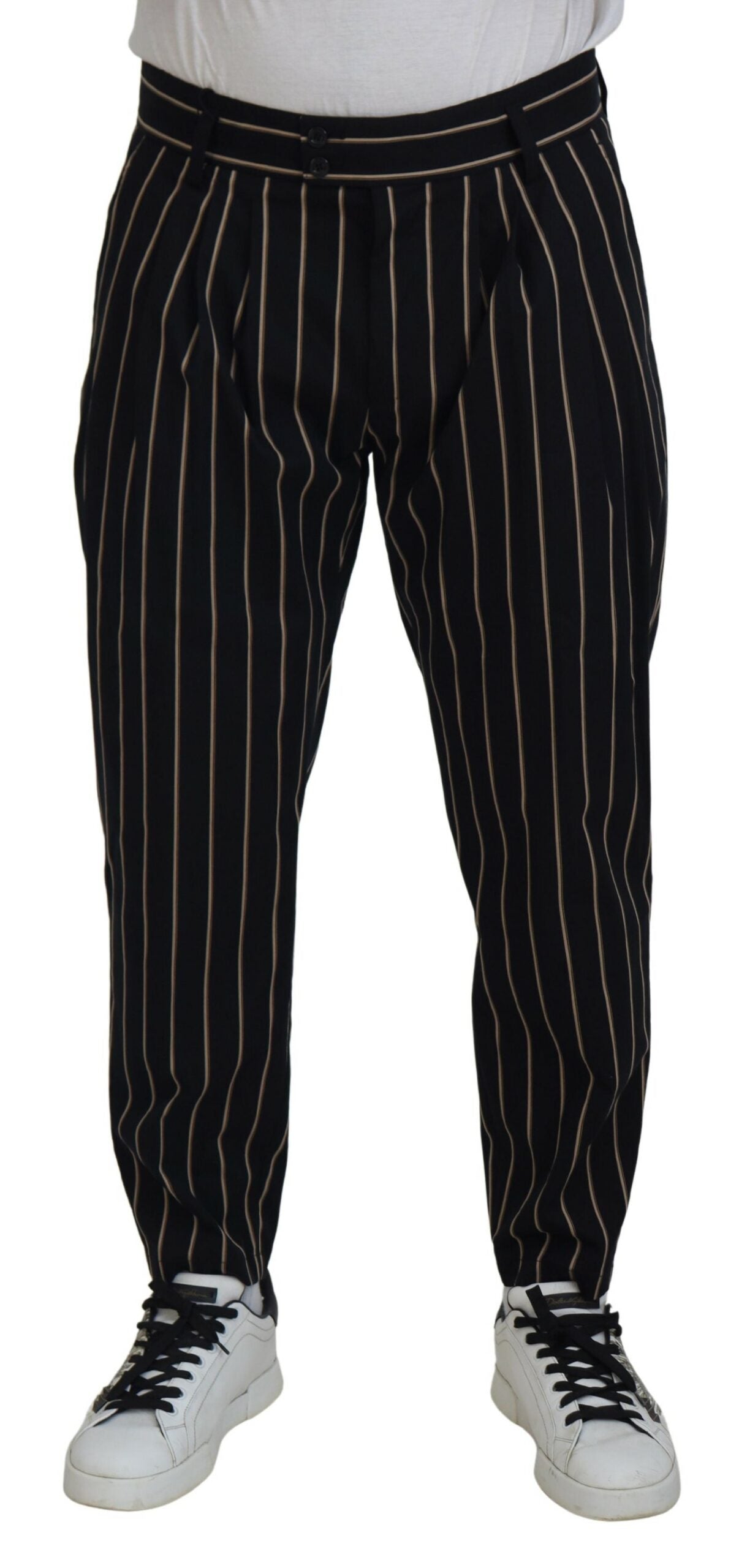 Pantalones chinos elegantes a rayas de Dolce &amp; Gabbana