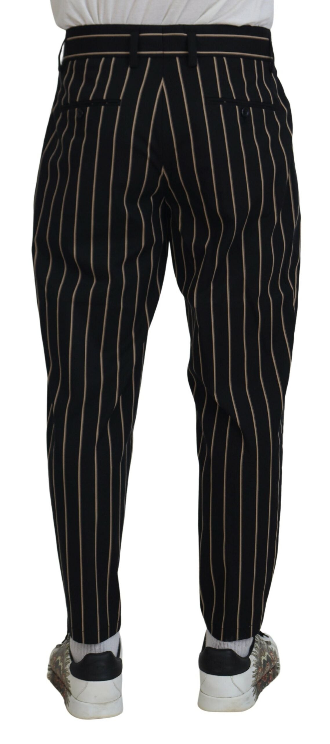 Pantalones chinos elegantes a rayas de Dolce &amp; Gabbana