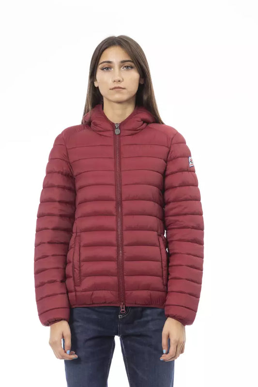 Chaqueta de mujer de nailon rojo Invicta