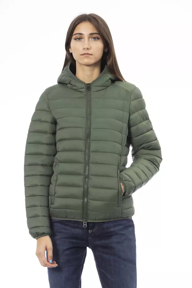 Chaqueta de nailon verde para mujer de Invicta