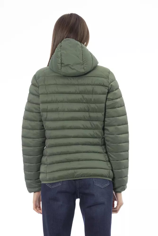 Chaqueta de nailon verde para mujer de Invicta