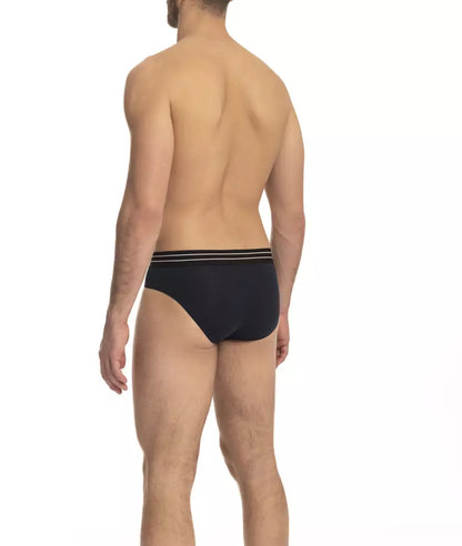 Ropa interior masculina de algodón azul Cavalli Class