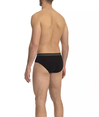 Ropa interior de algodón para hombre de Cavalli Class, color negro