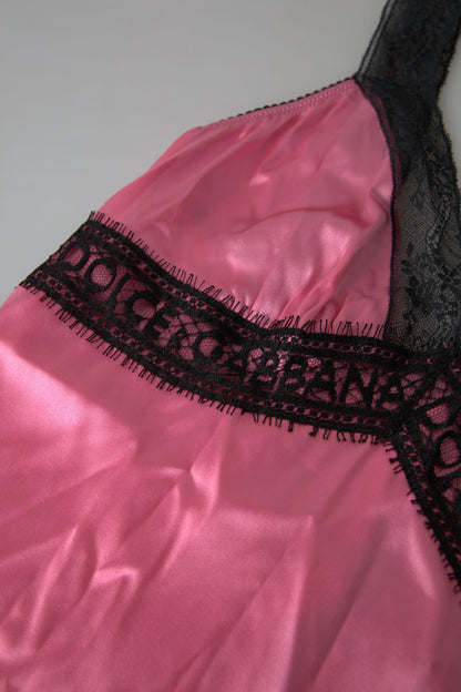 Camisola rosa Silken Charm de Dolce &amp; Gabbana