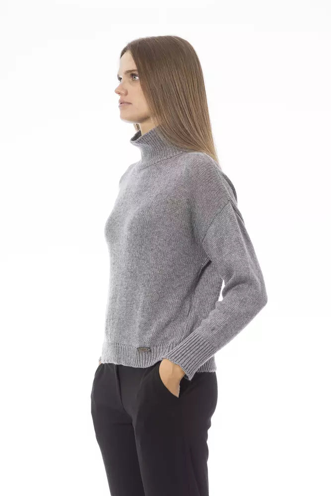 Jersey de mujer de lana gris Baldinini Trend