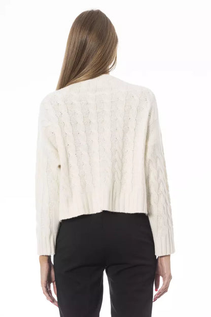 Jersey de lana beige para mujer Baldinini Trend