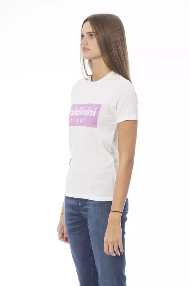 Baldinini Trend White Cotton Women T-Shirt