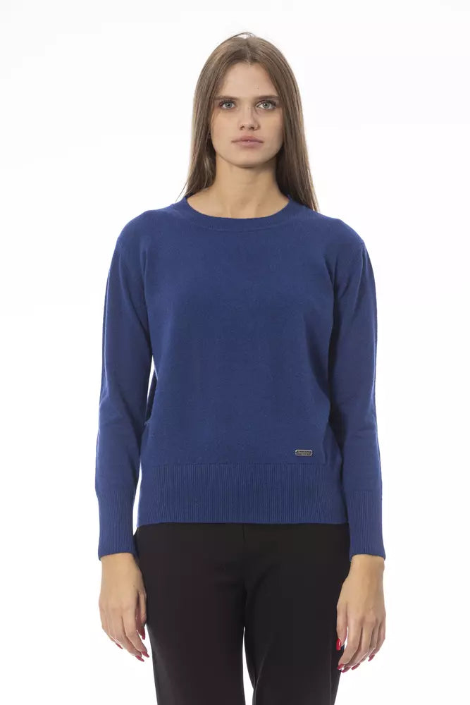 Jersey de mujer de lana azul Baldinini Trend