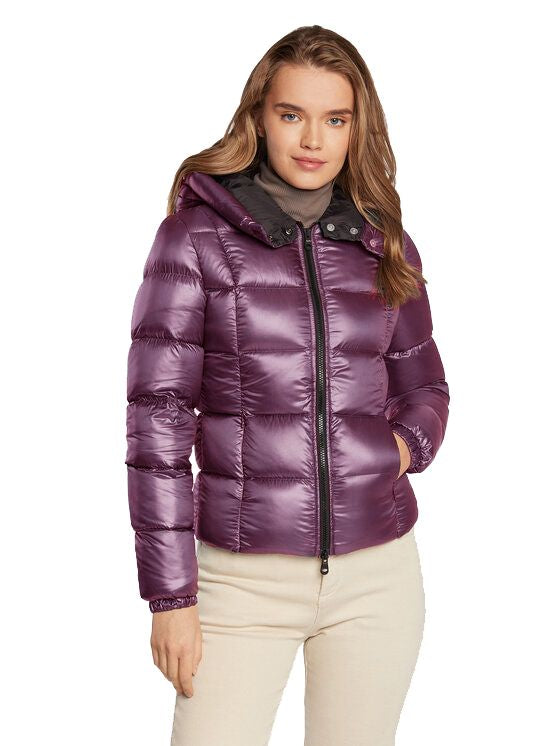 Chaqueta acolchada elegante de color morado claro de Refrigiwear