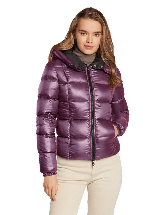 Chaqueta acolchada elegante de color morado claro de Refrigiwear