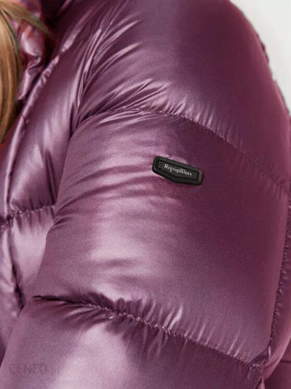Chaqueta acolchada elegante de color morado claro de Refrigiwear
