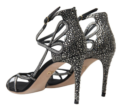 Elegant Keira Rhinestone Stiletto Sandals