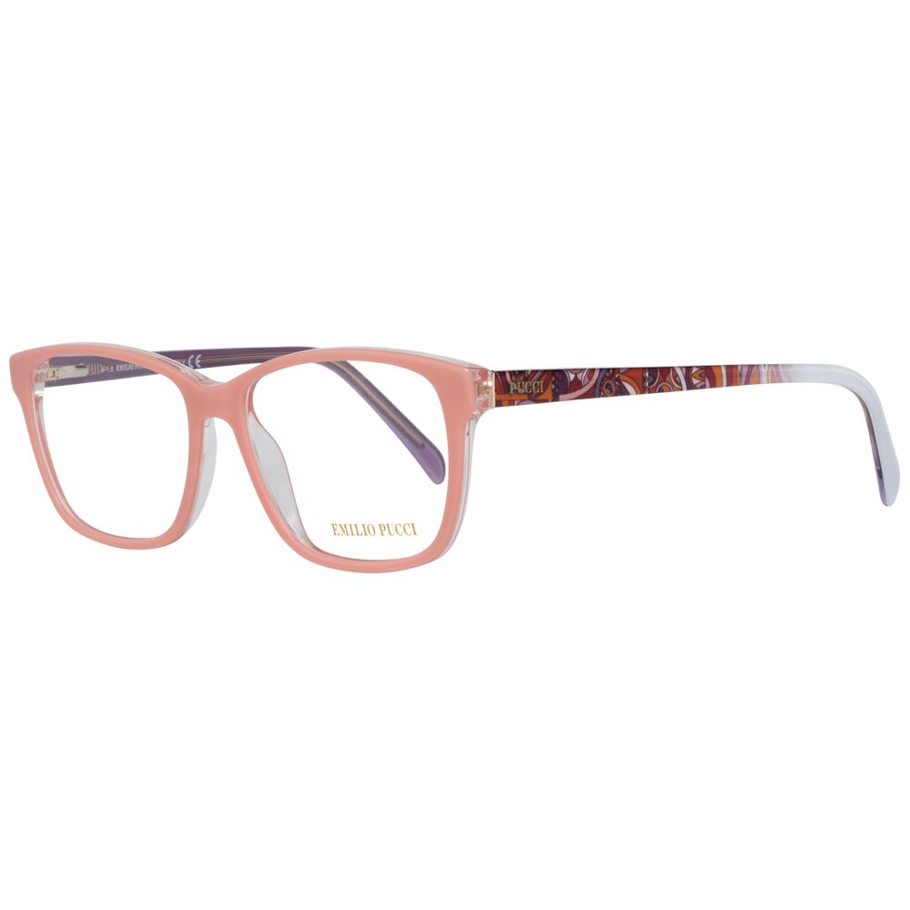 Gafas de sol de diseño Emilio Pucci en tonos rosados y elegancia