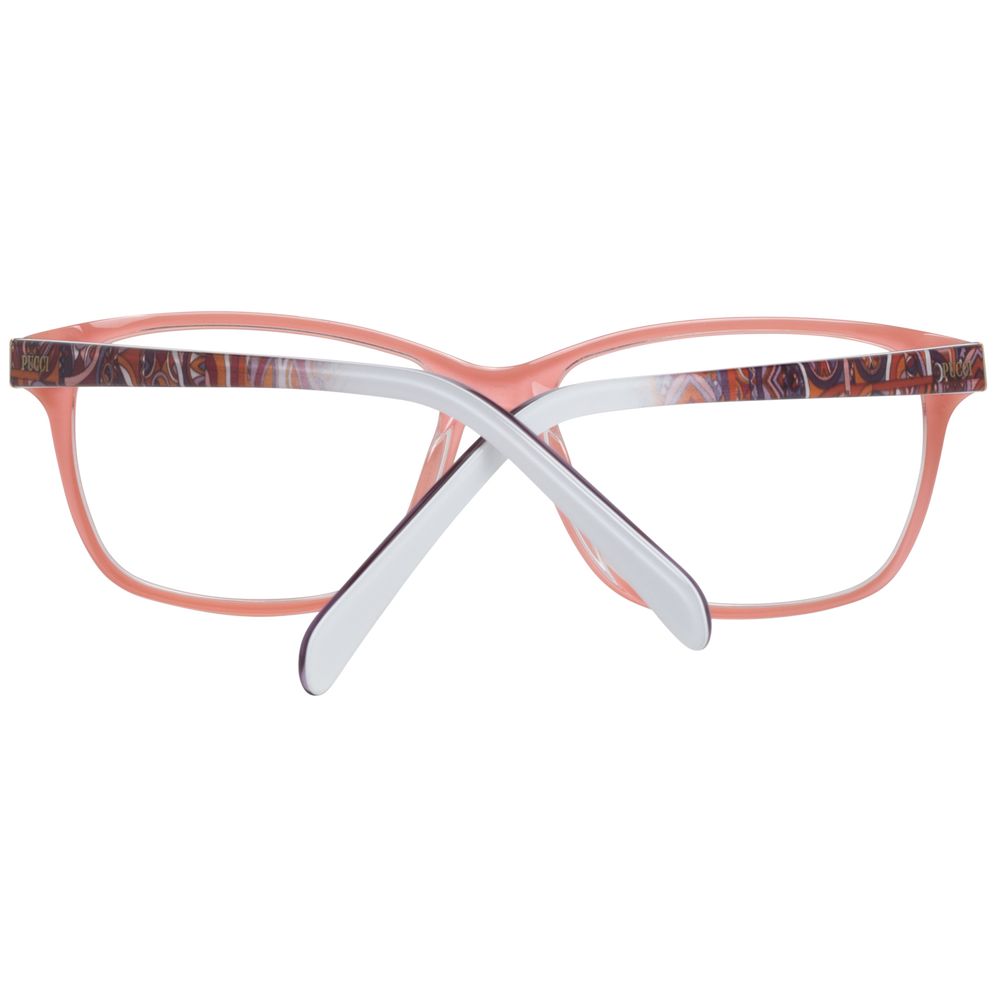 Gafas de sol de diseño Emilio Pucci en tonos rosados y elegancia