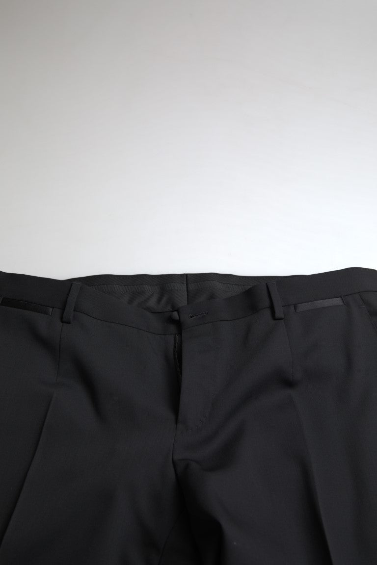 Traje elegante de dos piezas entallado en color negro de Dolce &amp; Gabbana