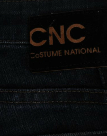 Pantalones vaqueros azules superskinny chic de estilo nacional