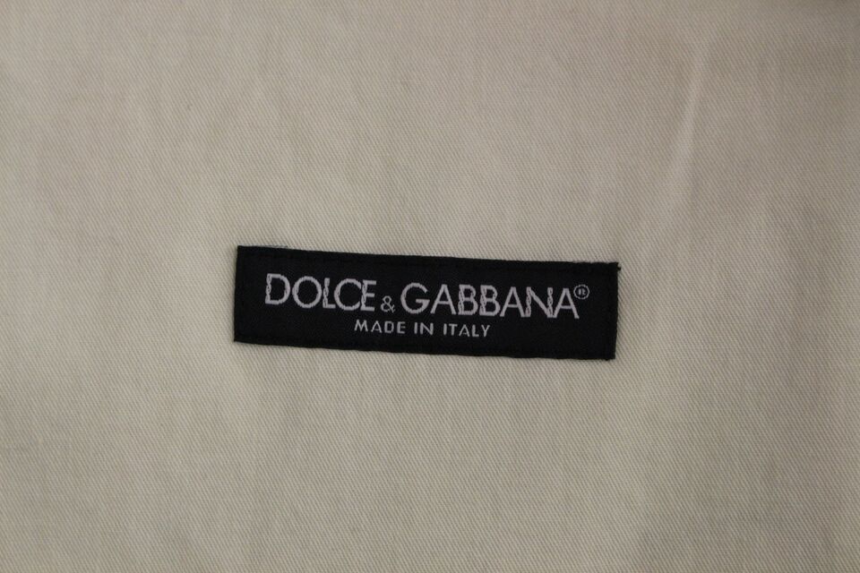 Dolce & Gabbana Elegant Black Manchester Dress Vest