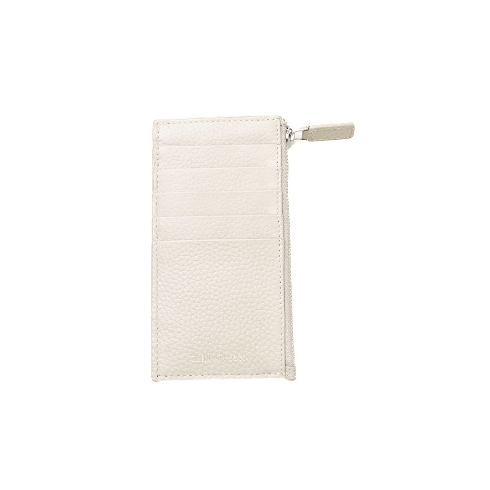 Cartera de hombre de piel blanca Cerruti 1881