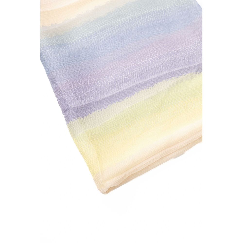 Bufanda Trussardi de seda multicolor para mujer