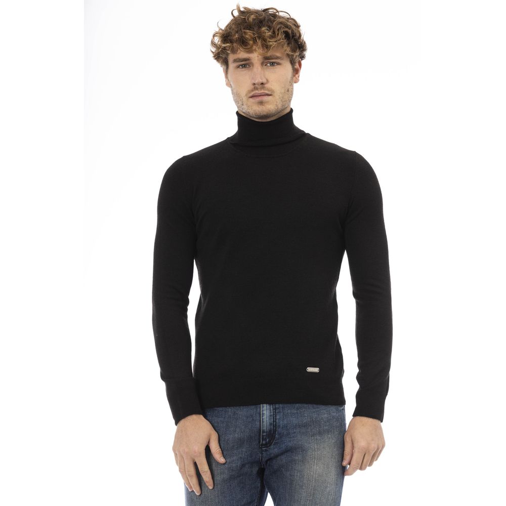 Jersey de lana negro para hombre Baldinini Trend