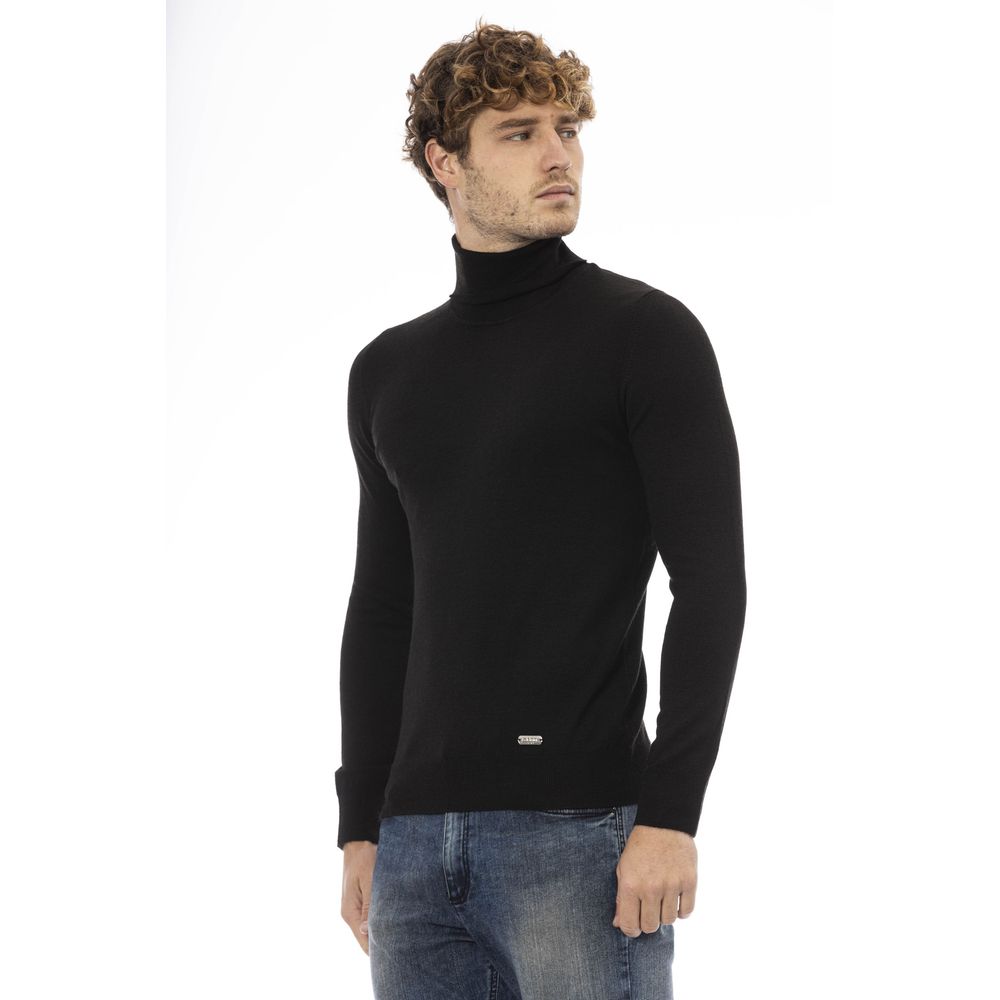 Jersey de lana negro para hombre Baldinini Trend