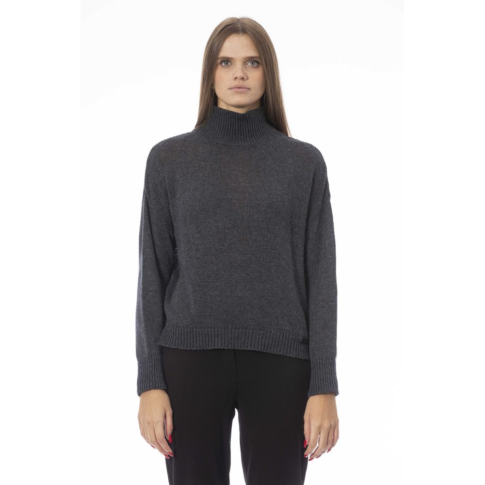 Jersey de mujer de lana gris Baldinini Trend