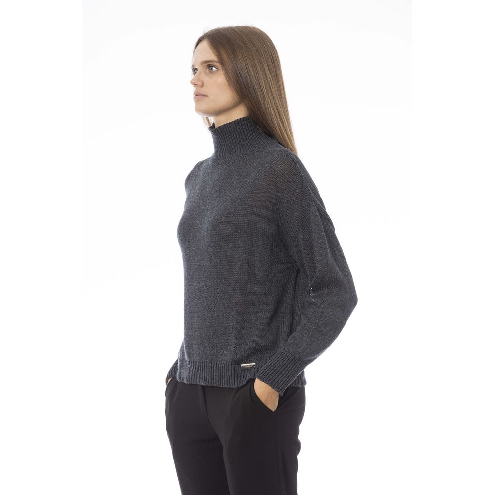 Jersey de mujer de lana gris Baldinini Trend