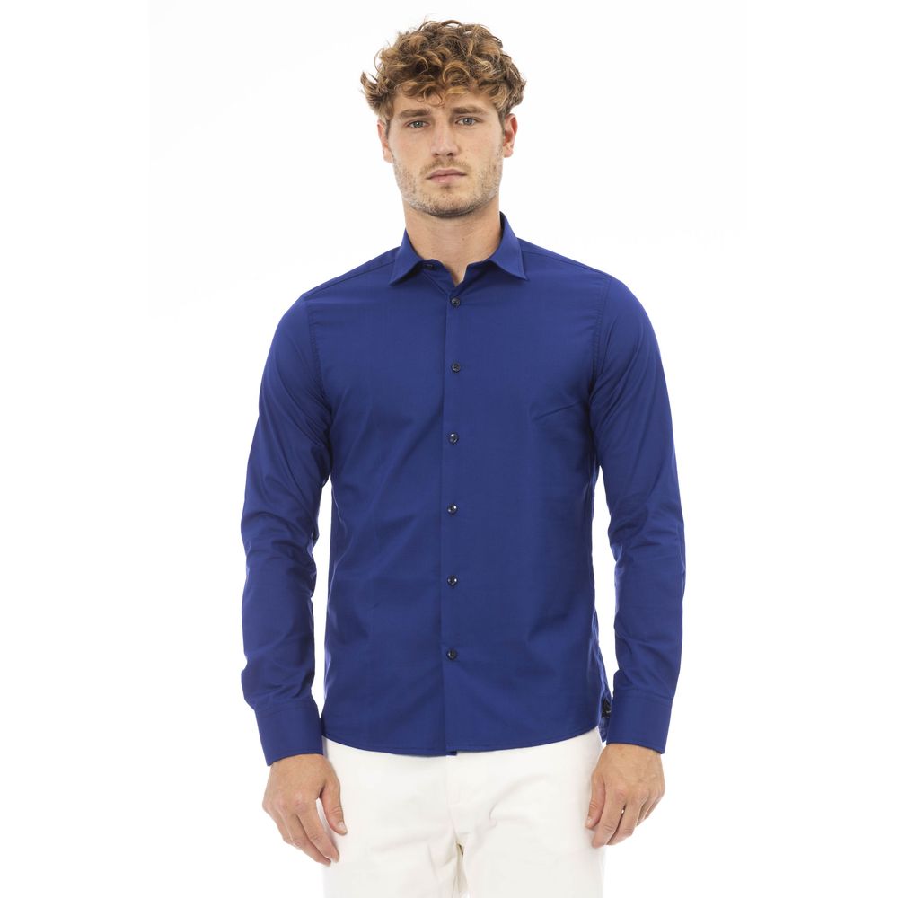 Camisa Baldinini Trend de poliéster azul para hombre