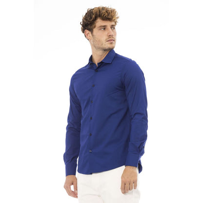 Camisa Baldinini Trend de poliéster azul para hombre